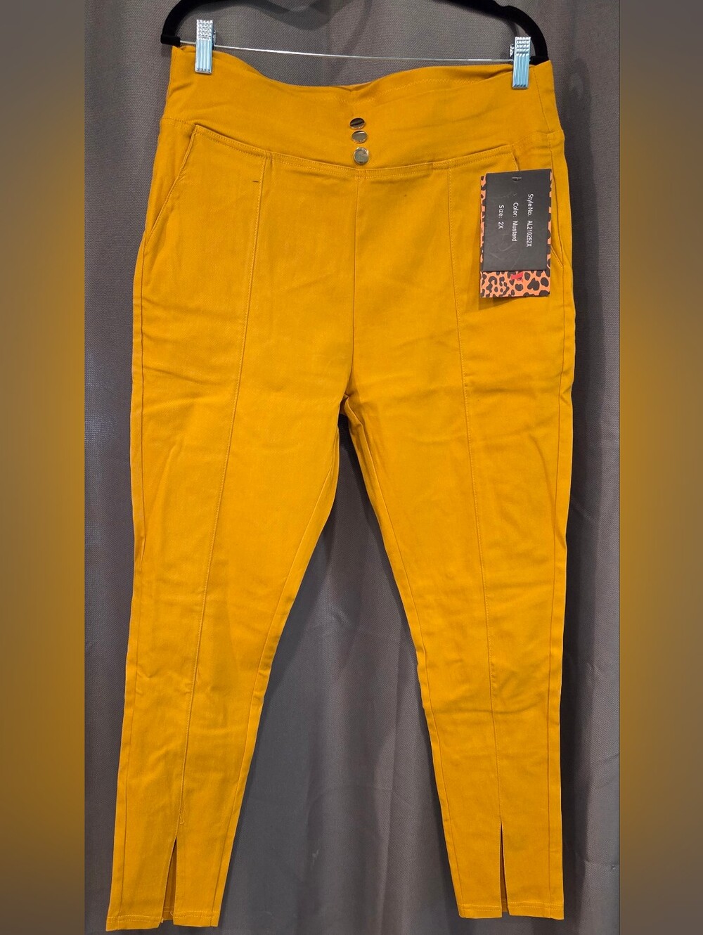 Bae City Mustard Yellow Stretch Skinnies